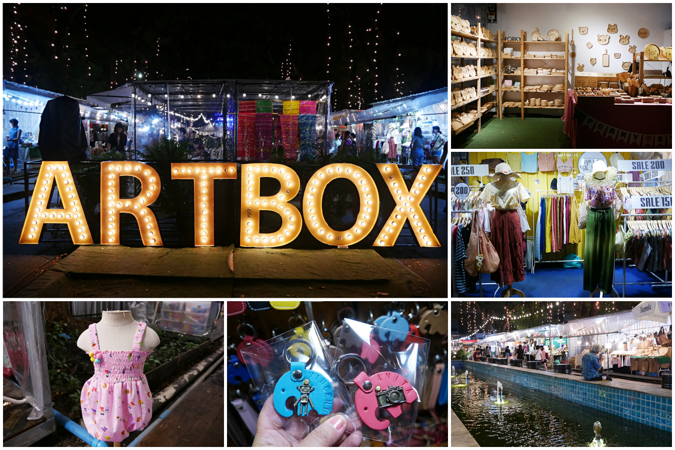 [曼谷旅遊]ARTBOX Thailand|曼谷文青夜市．創意貨櫃市集~2019常駐定點營業．BTS-Nana站 @VIVIYU小世界