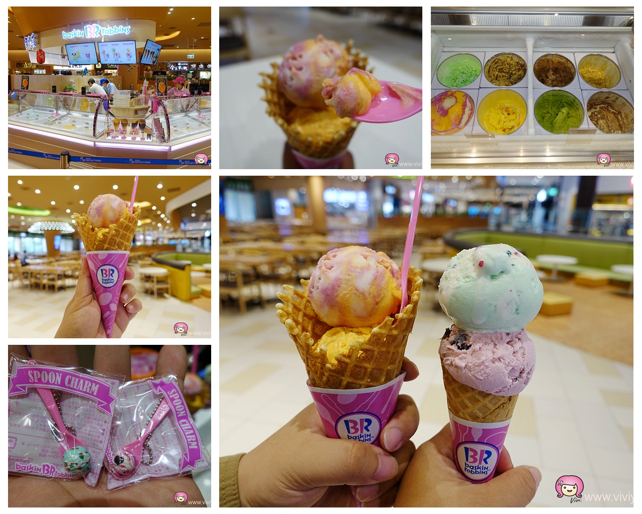 [林口美食]31冰淇淋(31 ICE CREAM)回來了!!MITSUI OUTLET PARK林口店．每天吃不同口味的冰淇淋 @VIVIYU小世界