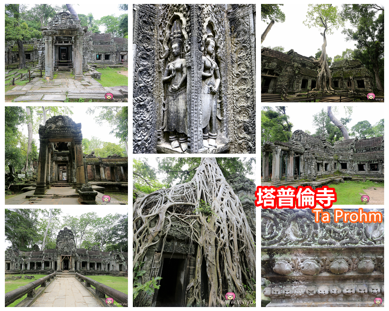 延伸閱讀：[柬埔寨．景點]吳哥窟．塔普倫寺Ta Prohm．闍耶跋摩七世建造~古墓奇兵、變型金鋼3電影場景地