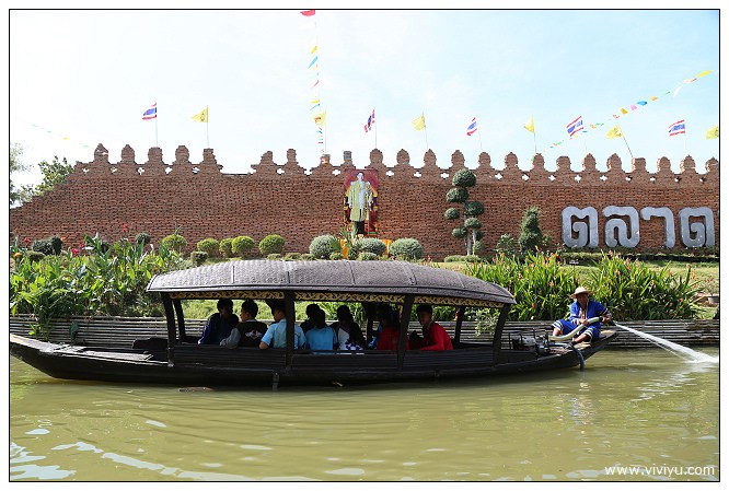 [2014曼谷]大城水上市場ayutthaya floatingmarket~好逛好吃 @VIVIYU小世界