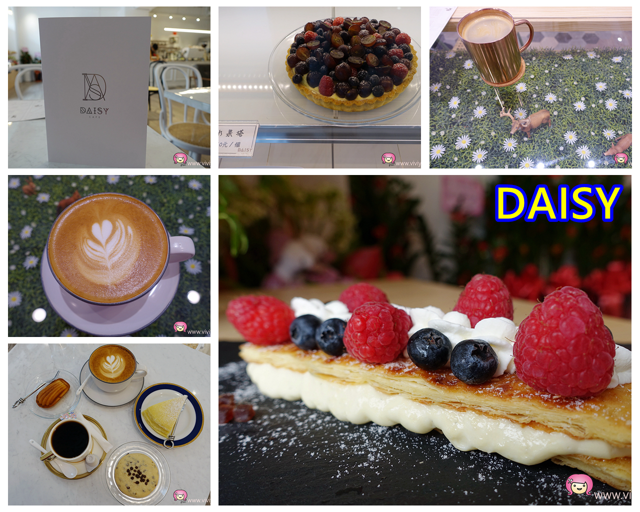 [八德．美食]新開咖啡館．Daisy Cafe~桌面有座小型動物園．咖啡．點心．蛋糕 @VIVIYU小世界