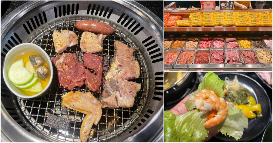 [桃園美食]豬對有燒烤吃到飽|藝文特區內最便宜韓式燒肉吃到飽火烤兩吃餐廳 @VIVIYU小世界