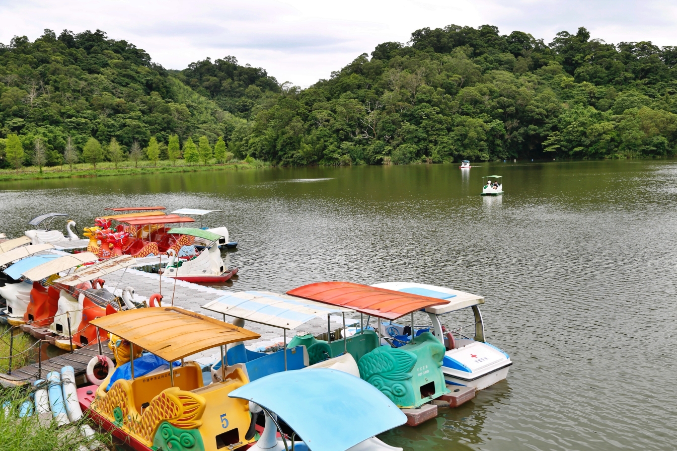 [苗栗景點]映象水岸咖啡館|峇里島發呆亭風格湖畔咖啡館~西湖渡假村旁踩天鵝船．綠樹圍繞 @VIVIYU小世界