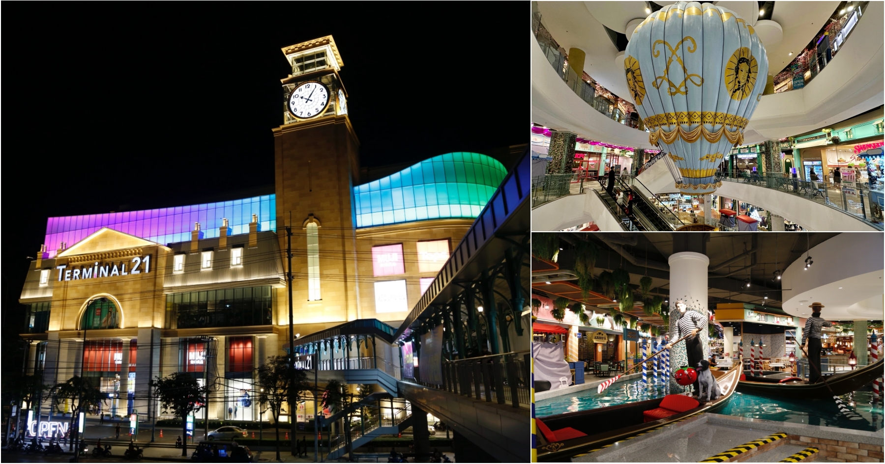 [曼谷景點]泰國曼谷最新購物商城-Terminal 21拉瑪3河畔百貨．交通攻略/免費接駁車時刻表．在購物中心環遊世界 @VIVIYU小世界