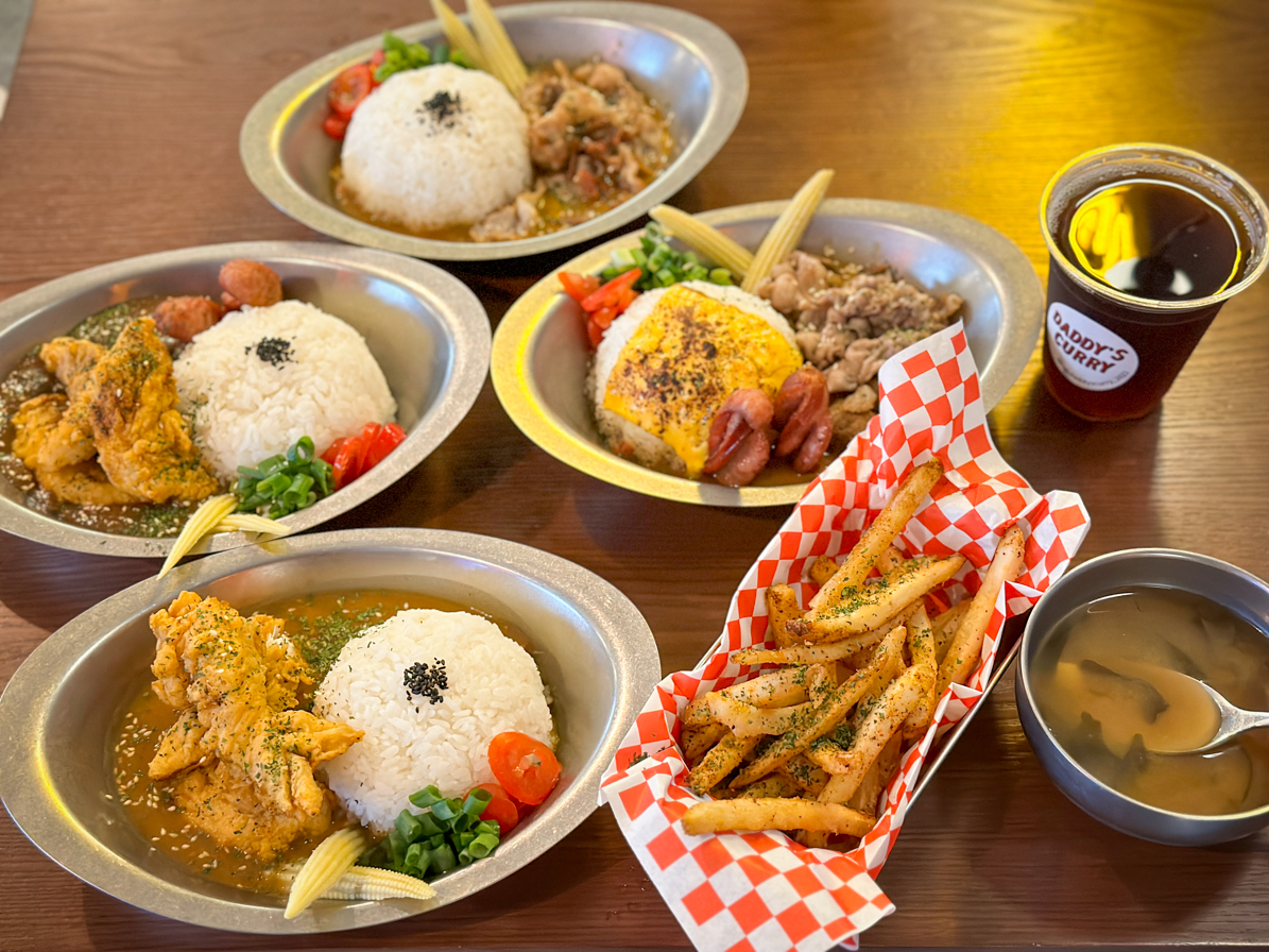 [中壢美食]Daddy’s Curry 咖哩專門-龍岡忠貞市場附近咖哩專賣店~美式氛圍也能嚐得到各式不同炸物料理 @VIVIYU小世界