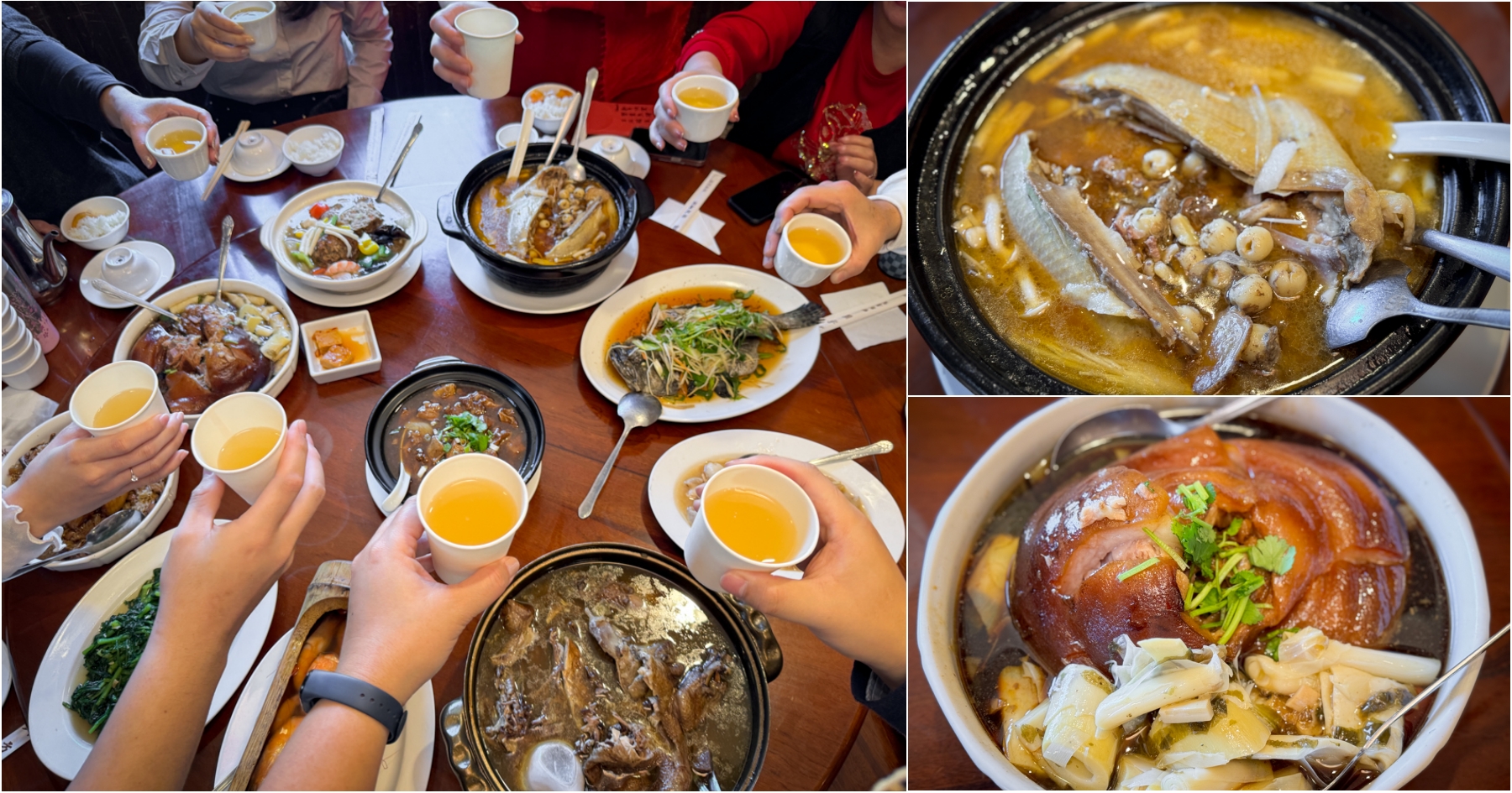 [楊梅美食]八方園百年三合院景觀客家餐廳二訪|過年菜色依舊相當高水準~40年老菜脯燉雞也是一絕!