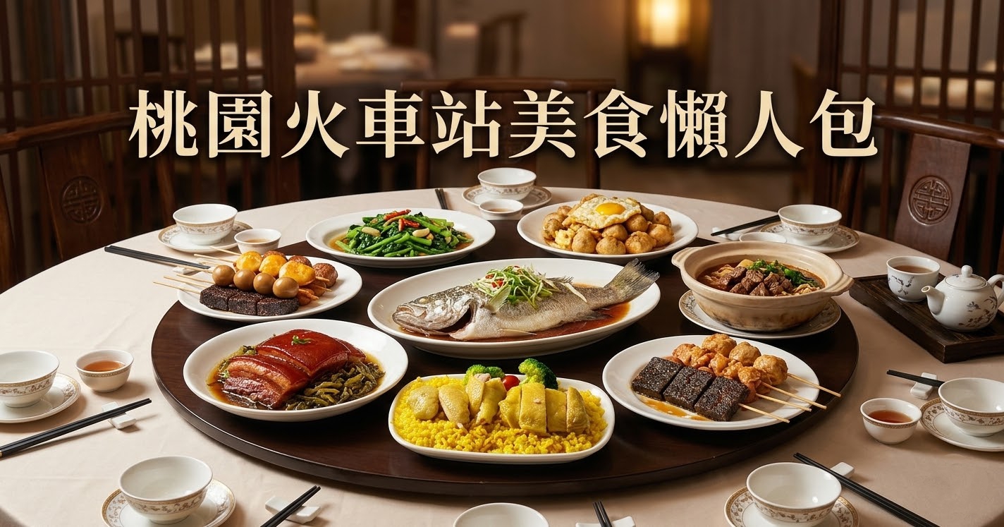 延伸閱讀：[桃園美食]桃園火車站美食60+家懶人包．收錄步行十分鐘抵達餐廳．小吃．咖啡廳(更新至2026年)