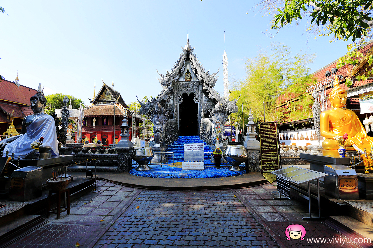 [清邁景點]素攀寺Wat Srisuphan（วัดศรีสุพรรณ）-銀廟│清邁必遊廟宇之一．令人贊嘆的藝術品 @VIVIYU小世界